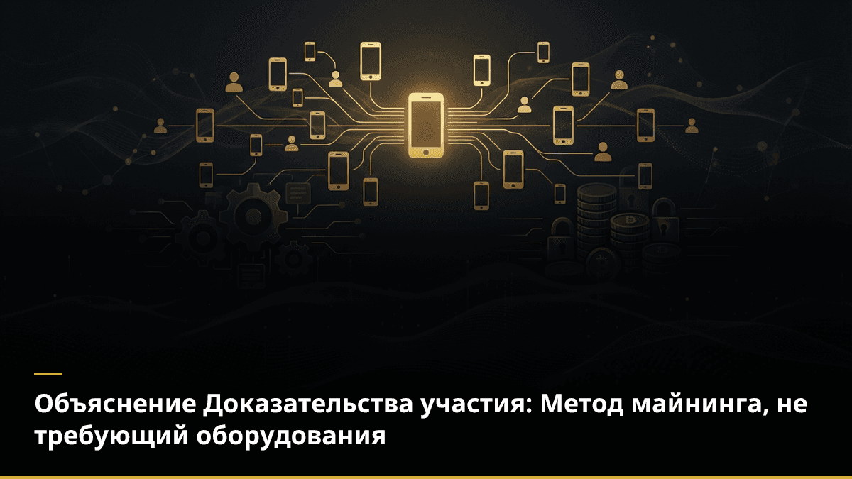 Объяснение Доказательства участия: Метод майнинга, не требующий оборудования