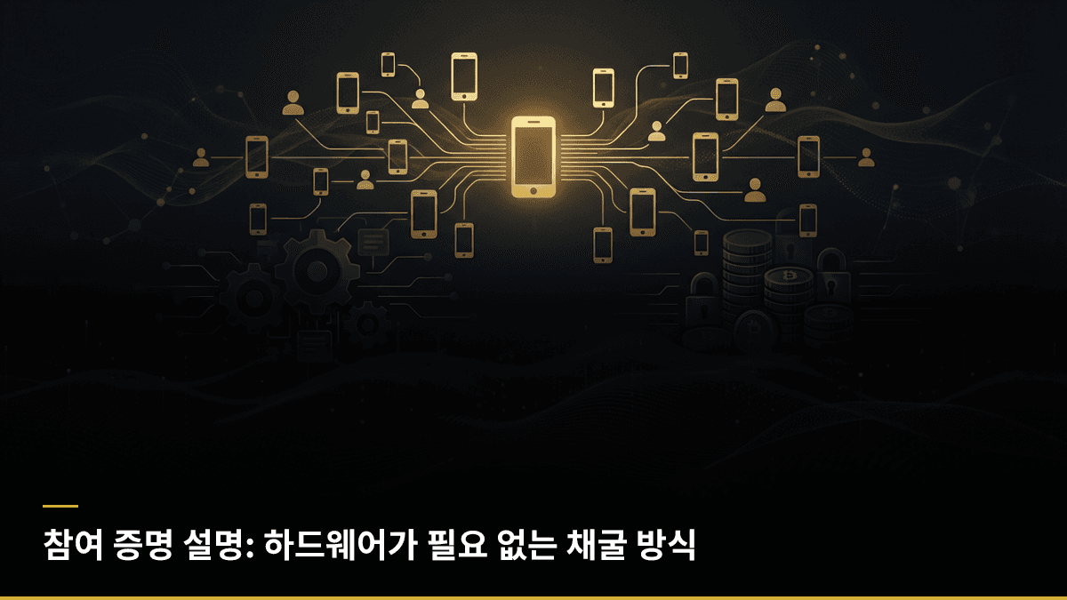 참여 증명 설명: 하드웨어가 필요 없는 채굴 방식