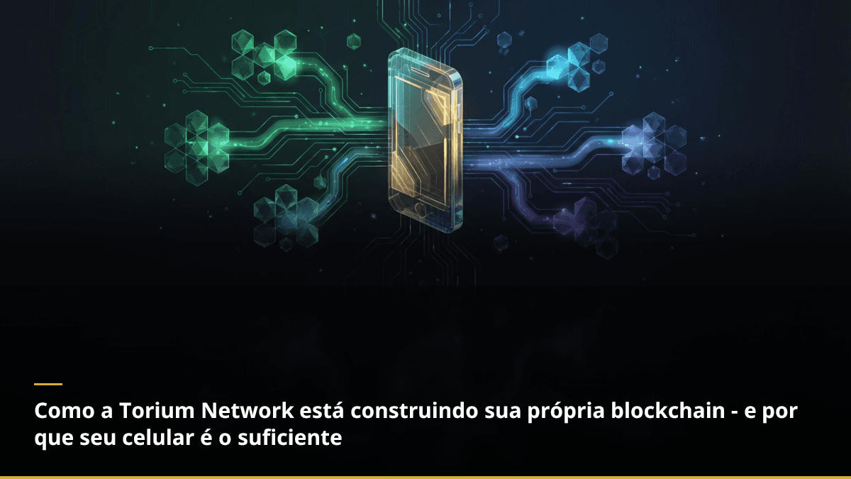 Como a Torium Network está construindo sua própria blockchain - e por que seu celular é o suficiente