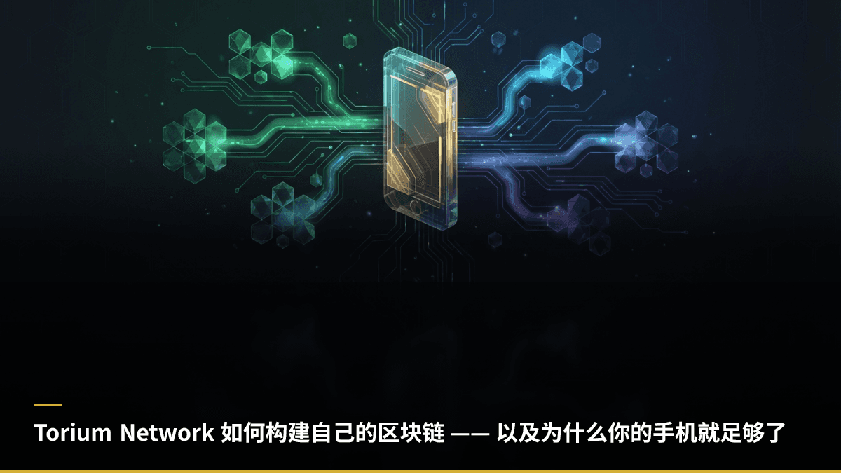 Torium Network 如何构建自己的区块链 —— 以及为什么你的手机就足够了