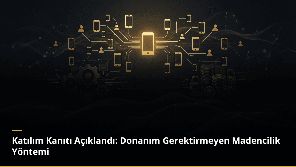 Katılım Kanıtı Açıklandı: Donanım Gerektirmeyen Madencilik Yöntemi